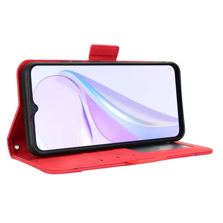 For Blackview Wave 6C Skin Feel Calf Texture Card Slots Leather Phone Case