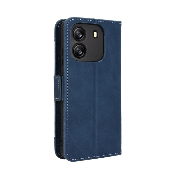 For Blackview Wave 6C Skin Feel Calf Texture Card Slots Leather Phone Case