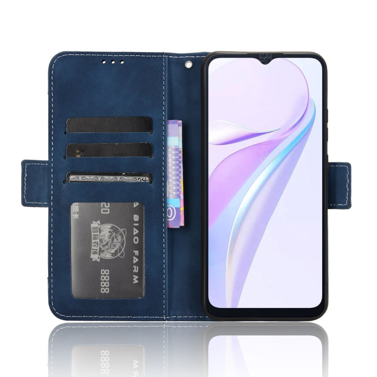 For Blackview Wave 6C Skin Feel Calf Texture Card Slots Leather Phone Case