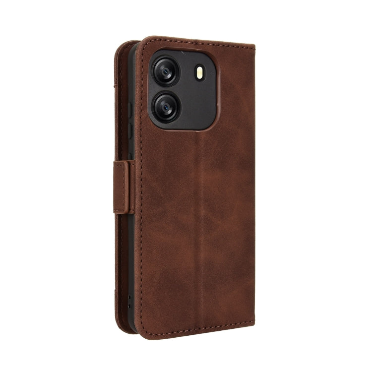 For Blackview Wave 6C Skin Feel Calf Texture Card Slots Leather Phone Case