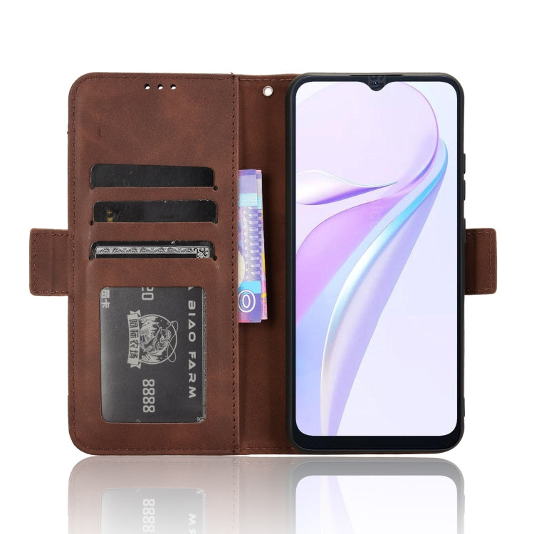 For Blackview Wave 6C Skin Feel Calf Texture Card Slots Leather Phone Case