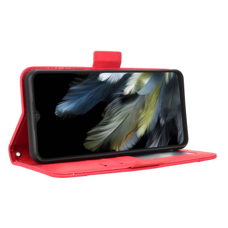 For Blackview Wave 8 / 8C / Oscal Flat 2 Skin Feel Calf Texture Card Slots Leather Phone Case