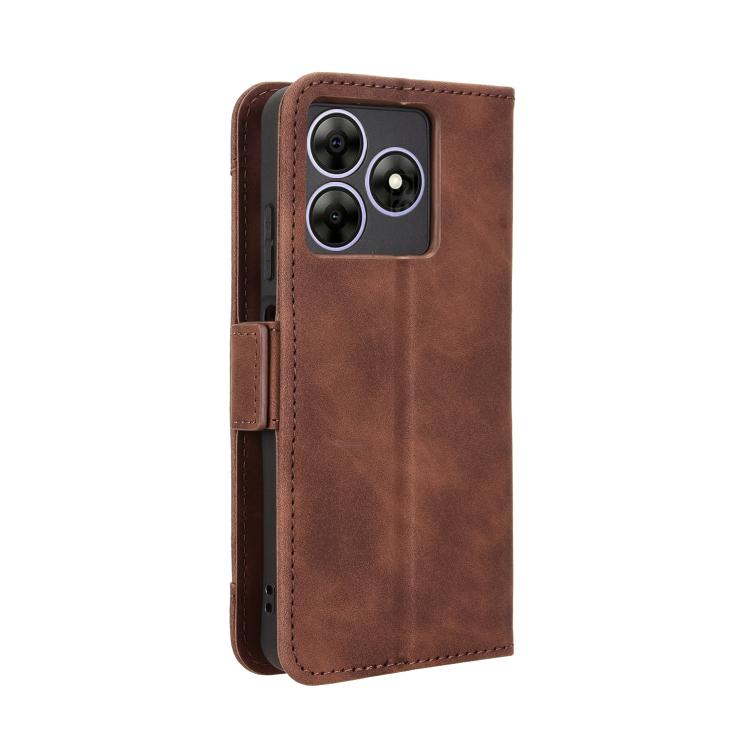 For Blackview Wave 8 / 8C / Oscal Flat 2 Skin Feel Calf Texture Card Slots Leather Phone Case