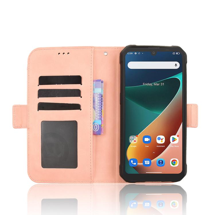 For Blackview BV5300 / BV5300 Pro Skin Feel Calf Texture Card Slots Leather Phone Case