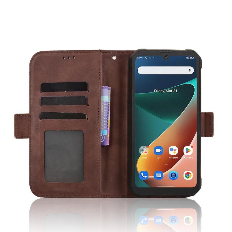 For Blackview BV5300 / BV5300 Pro Skin Feel Calf Texture Card Slots Leather Phone Case