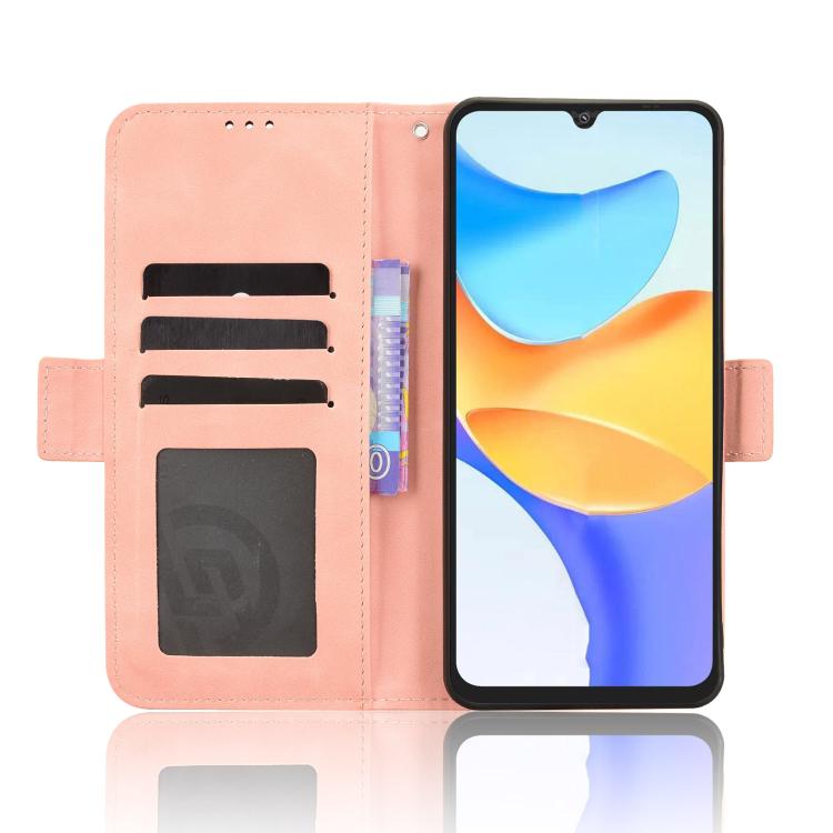 For Blackview SHARK 6 Skin Feel Calf Texture Card Slots Leather Phone Case