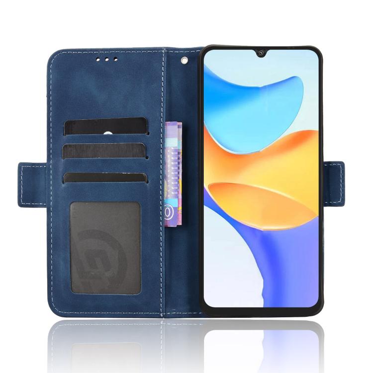 For Blackview SHARK 6 Skin Feel Calf Texture Card Slots Leather Phone Case