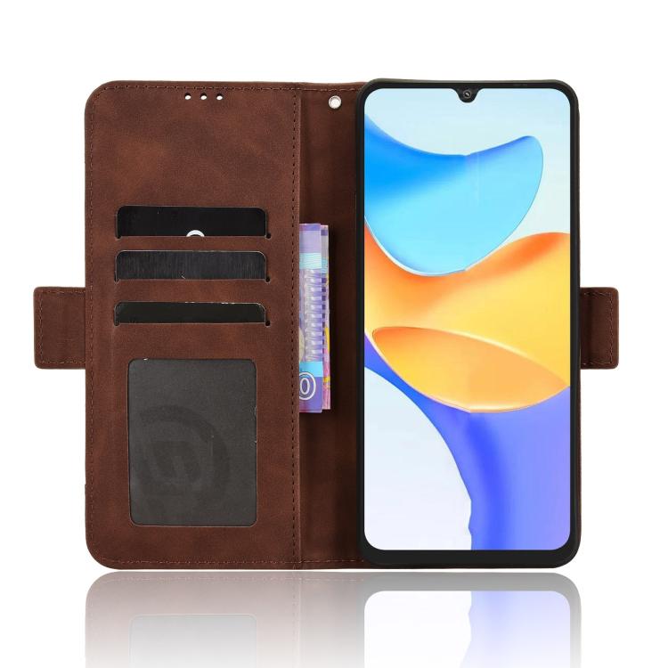 For Blackview SHARK 6 Skin Feel Calf Texture Card Slots Leather Phone Case