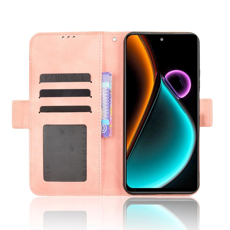For Blackview COLOR 6 Skin Feel Calf Texture Card Slots Leather Phone Case