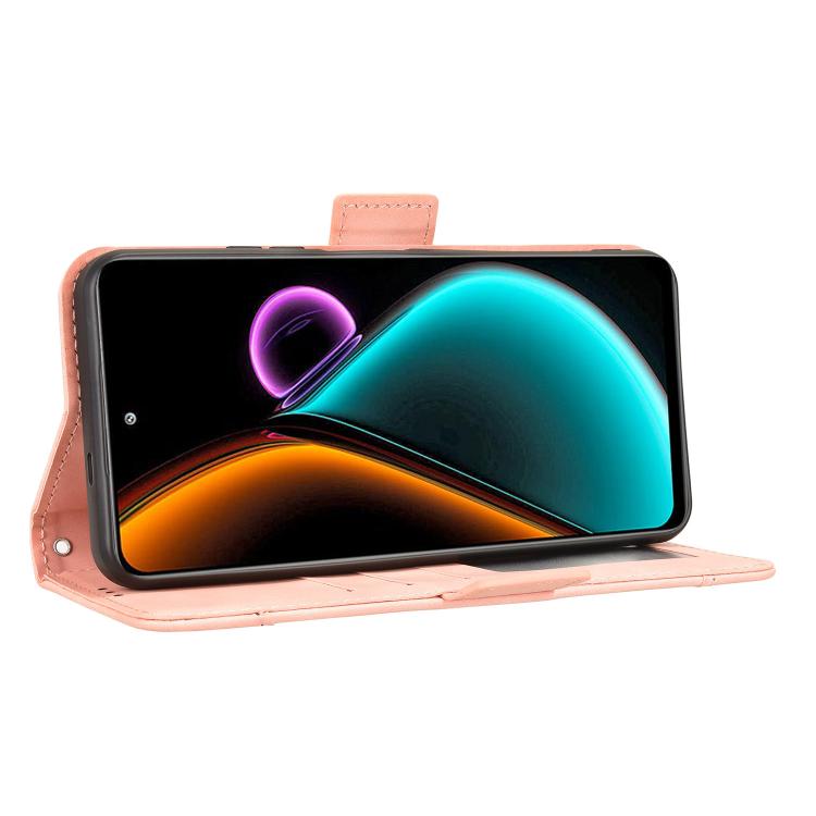 For Blackview COLOR 6 Skin Feel Calf Texture Card Slots Leather Phone Case
