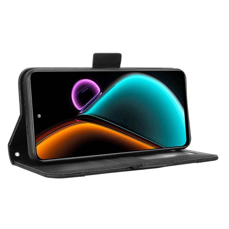 For Blackview COLOR 6 Skin Feel Calf Texture Card Slots Leather Phone Case