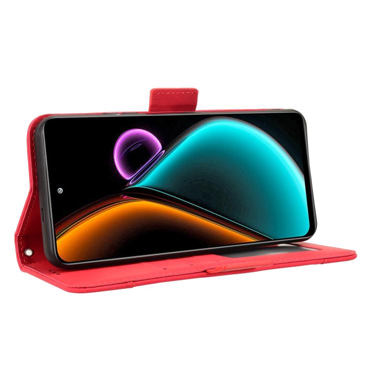 For Blackview COLOR 6 Skin Feel Calf Texture Card Slots Leather Phone Case