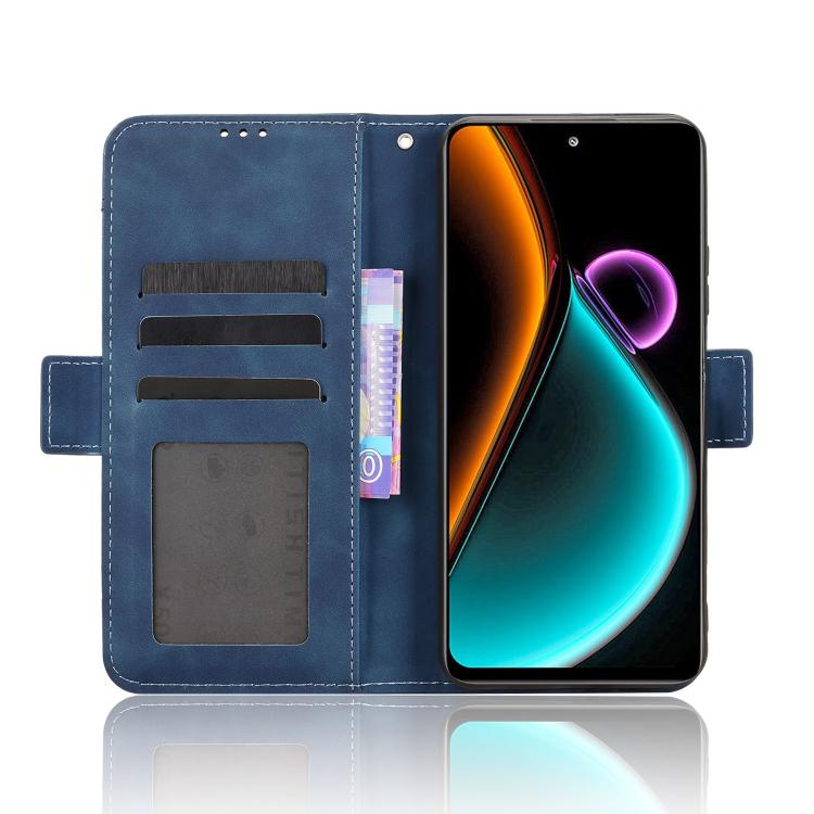 For Blackview COLOR 6 Skin Feel Calf Texture Card Slots Leather Phone Case