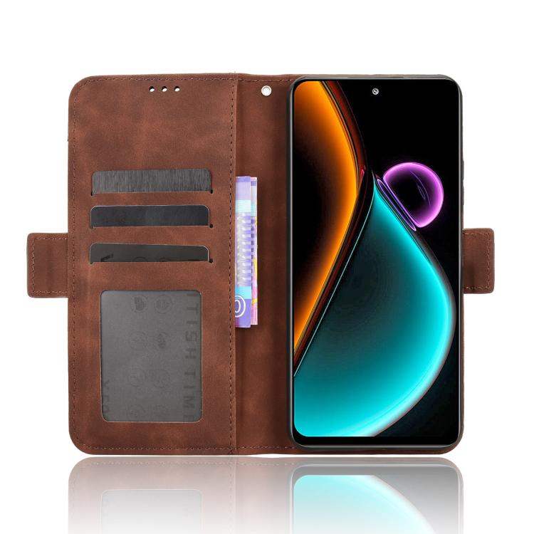 For Blackview COLOR 6 Skin Feel Calf Texture Card Slots Leather Phone Case