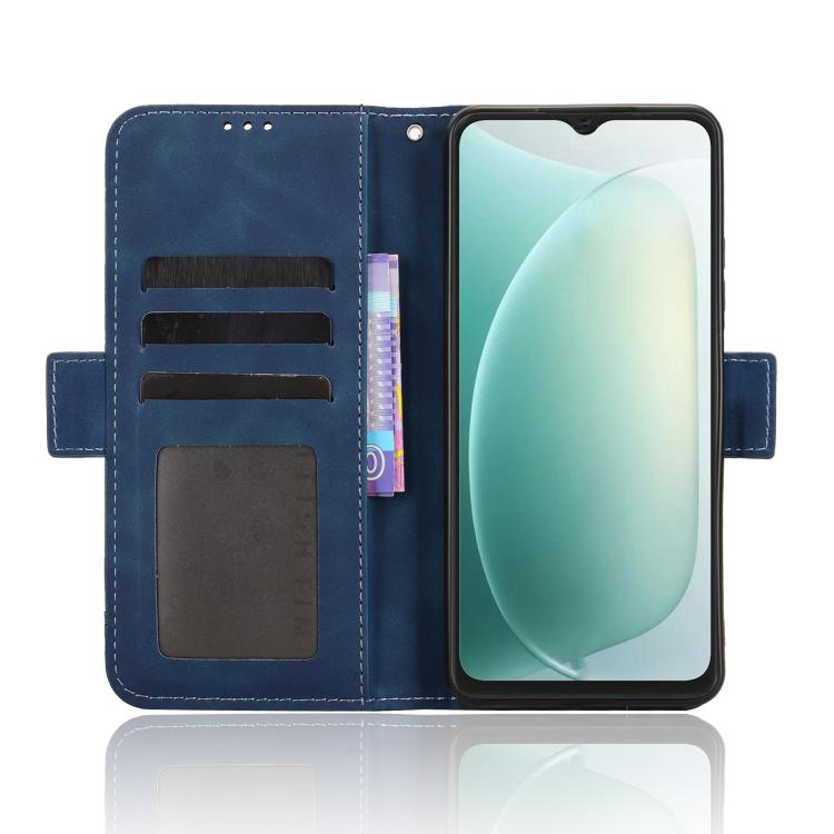 For Blackview Wave 9C Skin Feel Calf Texture Card Slots Leather Phone Case