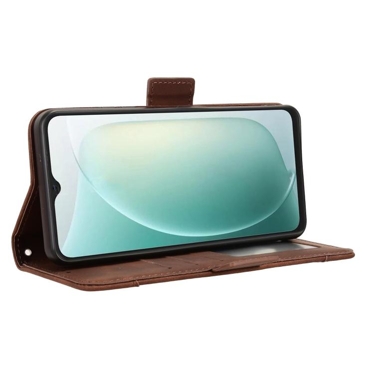 For Blackview Wave 9C Skin Feel Calf Texture Card Slots Leather Phone Case