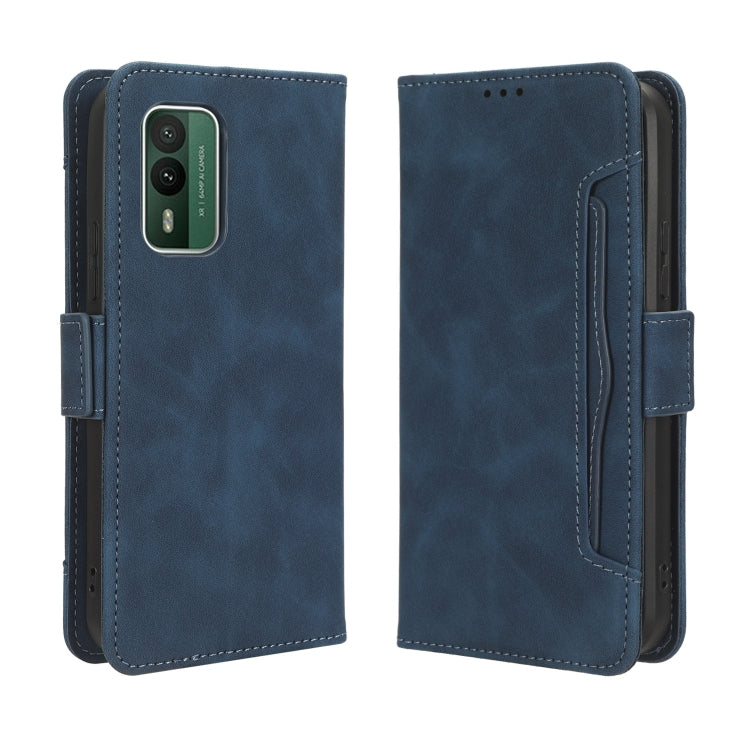For Nokia XR21 Skin Feel Calf Texture Card Slots Leather Phone Case