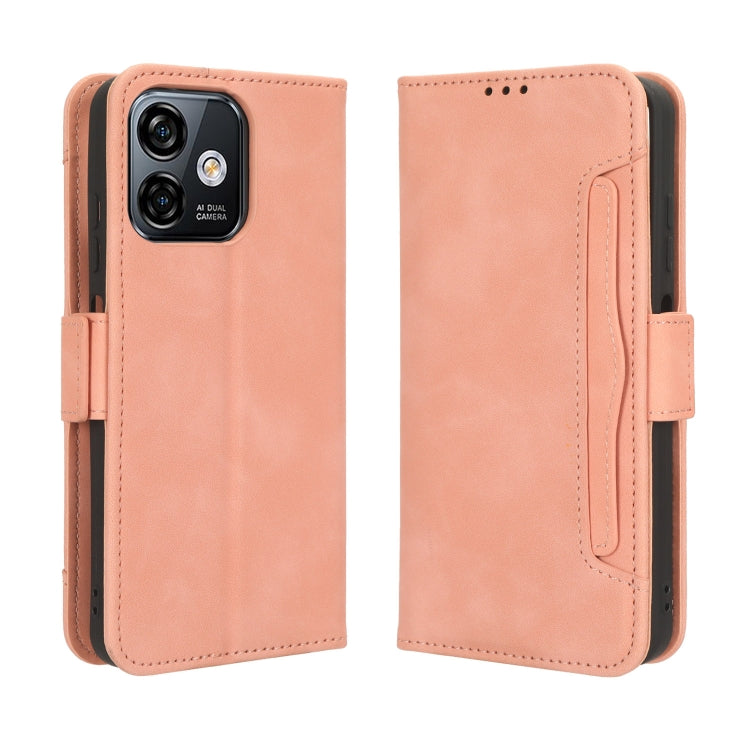 For Ulefone Note 16 Pro Skin Feel Calf Texture Card Slots Leather Phone Case