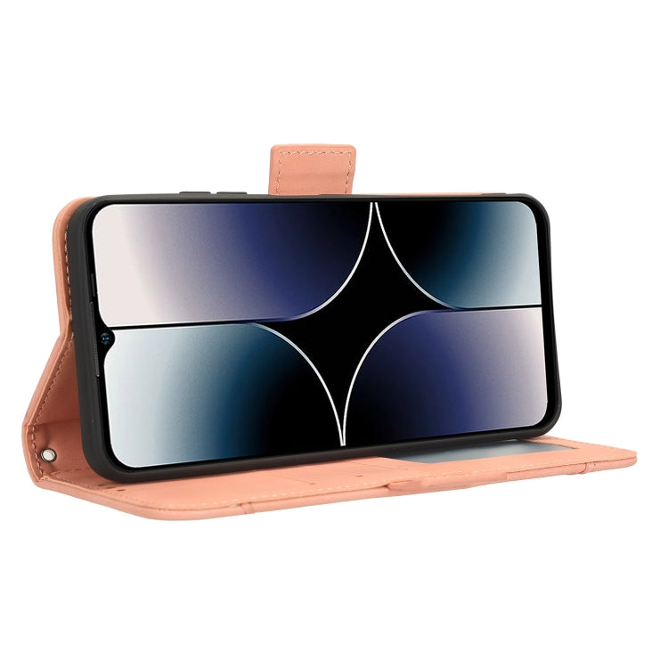 For Ulefone Note 16 Pro Skin Feel Calf Texture Card Slots Leather Phone Case