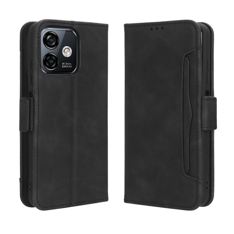 For Ulefone Note 16 Pro Skin Feel Calf Texture Card Slots Leather Phone Case