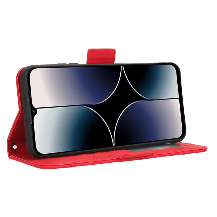 For Ulefone Note 16 Pro Skin Feel Calf Texture Card Slots Leather Phone Case