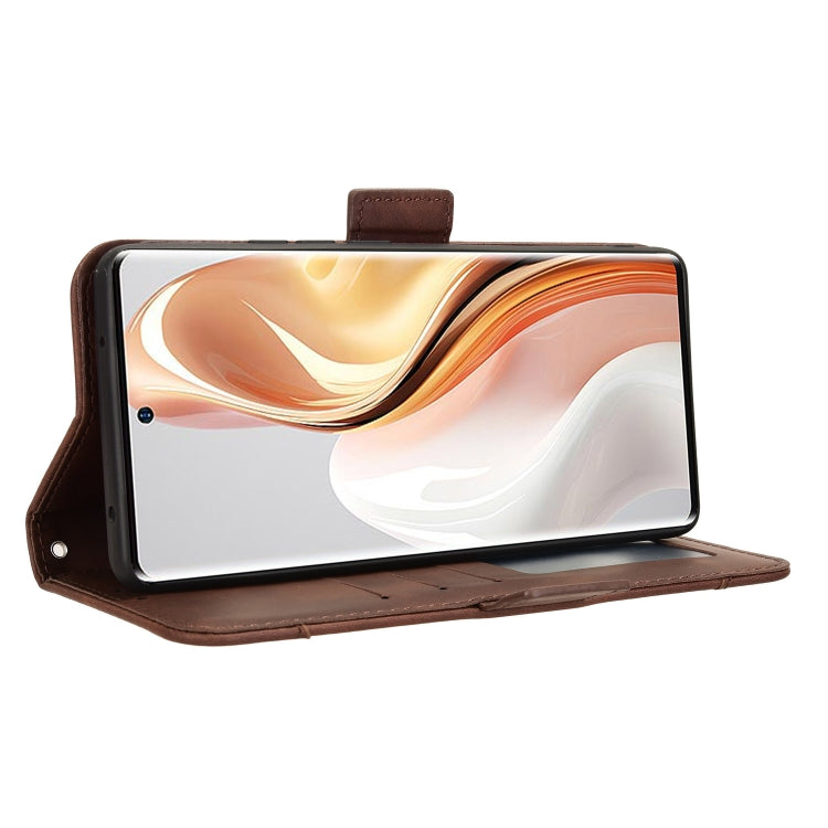For Ulefone Note 17 Pro Skin Feel Calf Texture Card Slots Leather Phone Case