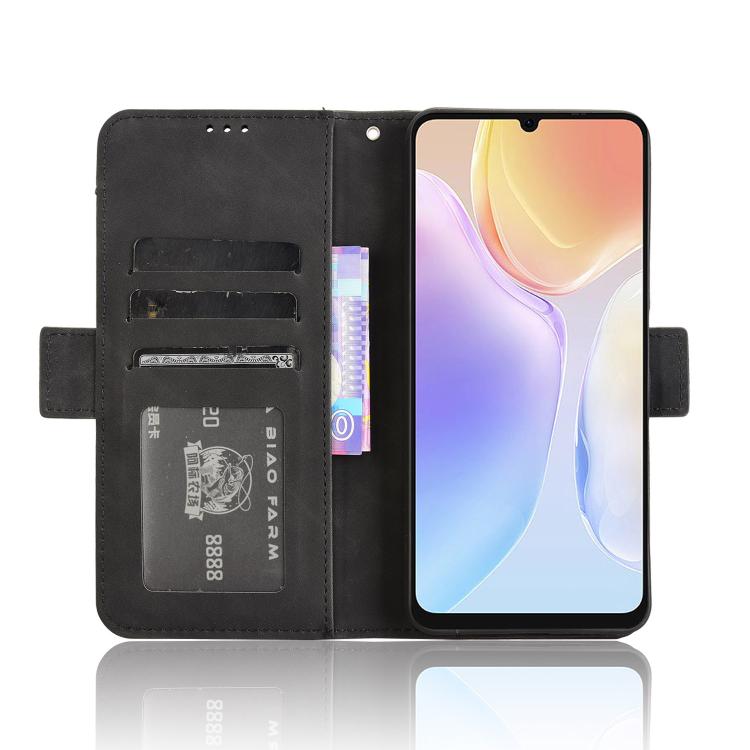 For Ulefone Note 20 Pro Skin Feel Calf Texture Card Slots Leather Phone Case