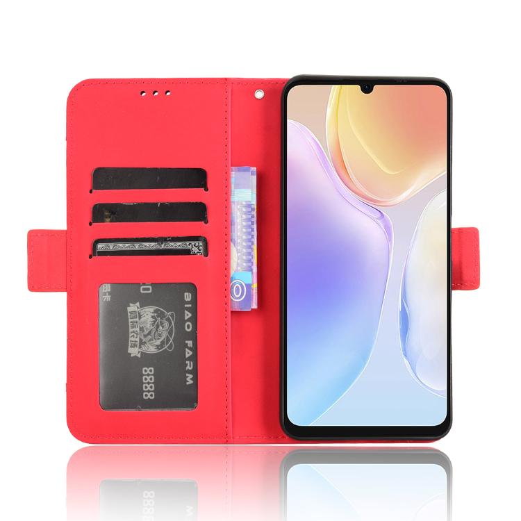 For Ulefone Note 20 Pro Skin Feel Calf Texture Card Slots Leather Phone Case