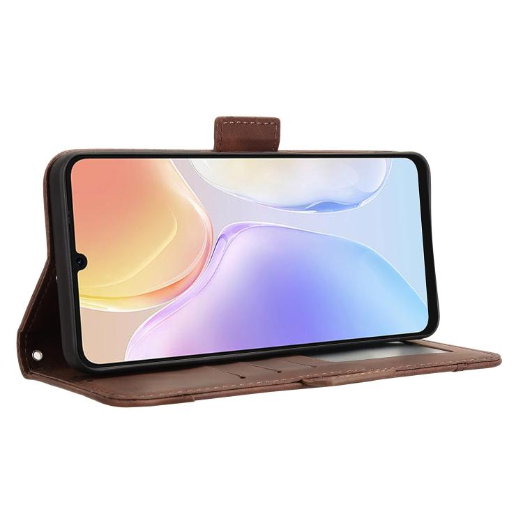 For Ulefone Note 20 Pro Skin Feel Calf Texture Card Slots Leather Phone Case