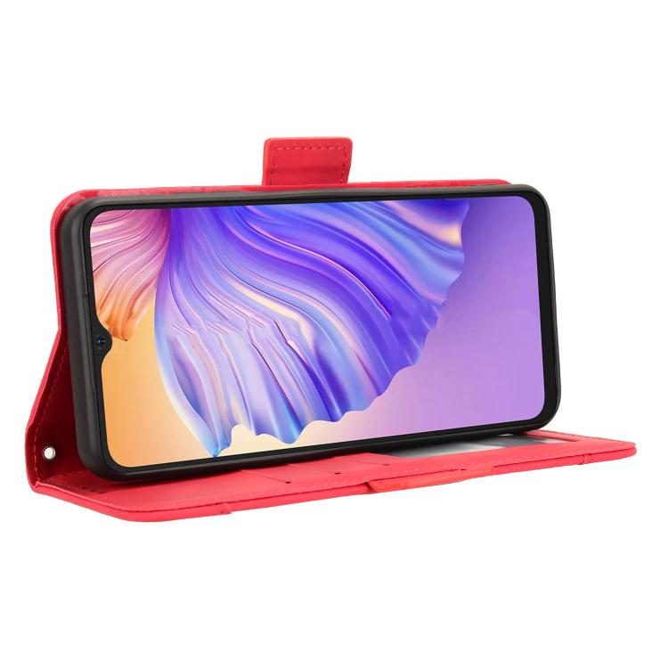 For Ulefone Note 21 Skin Feel Calf Texture Card Slots Leather Phone Case