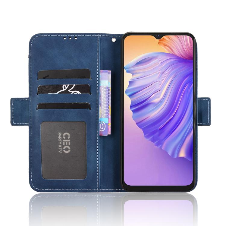 For Ulefone Note 21 Skin Feel Calf Texture Card Slots Leather Phone Case