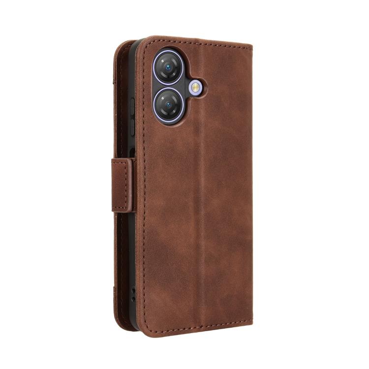 For Ulefone Note 21 Skin Feel Calf Texture Card Slots Leather Phone Case