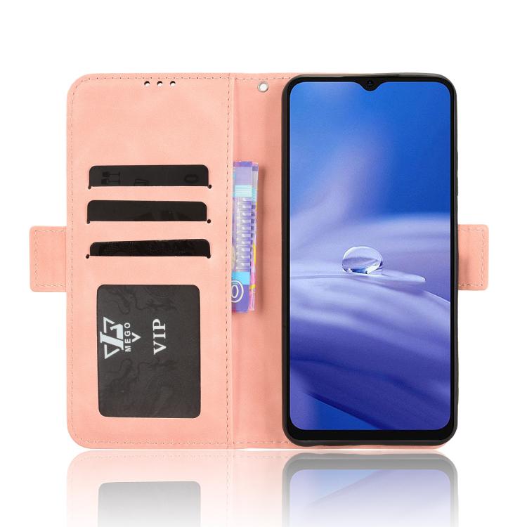 For Ulefone Note 19 Skin Feel Calf Texture Card Slots Leather Phone Case