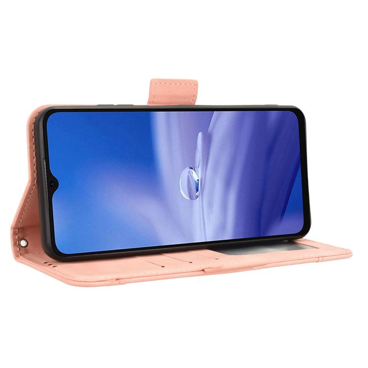 For Ulefone Note 19 Skin Feel Calf Texture Card Slots Leather Phone Case