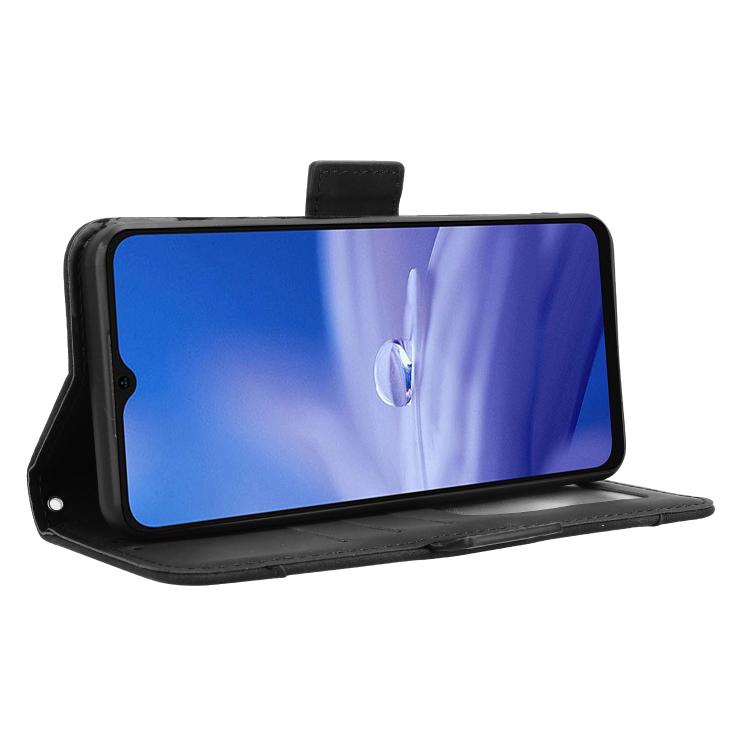 For Ulefone Note 19 Skin Feel Calf Texture Card Slots Leather Phone Case