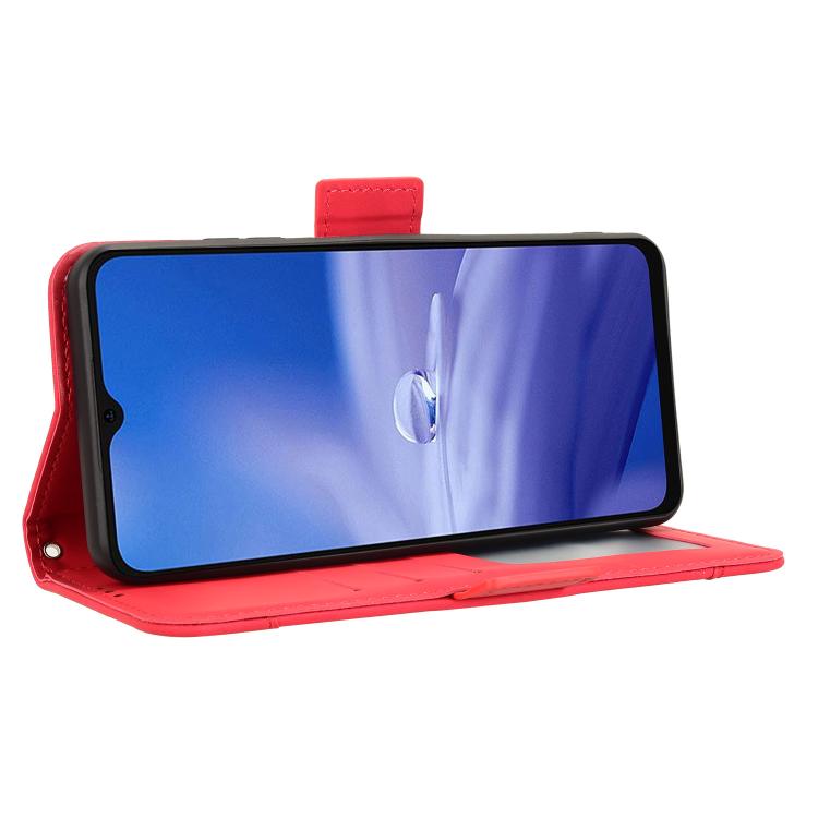 For Ulefone Note 19 Skin Feel Calf Texture Card Slots Leather Phone Case