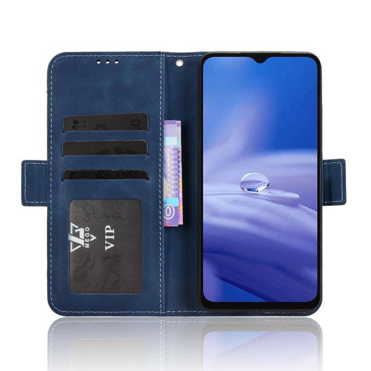 For Ulefone Note 19 Skin Feel Calf Texture Card Slots Leather Phone Case