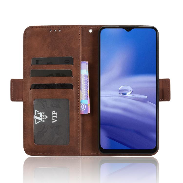 For Ulefone Note 19 Skin Feel Calf Texture Card Slots Leather Phone Case