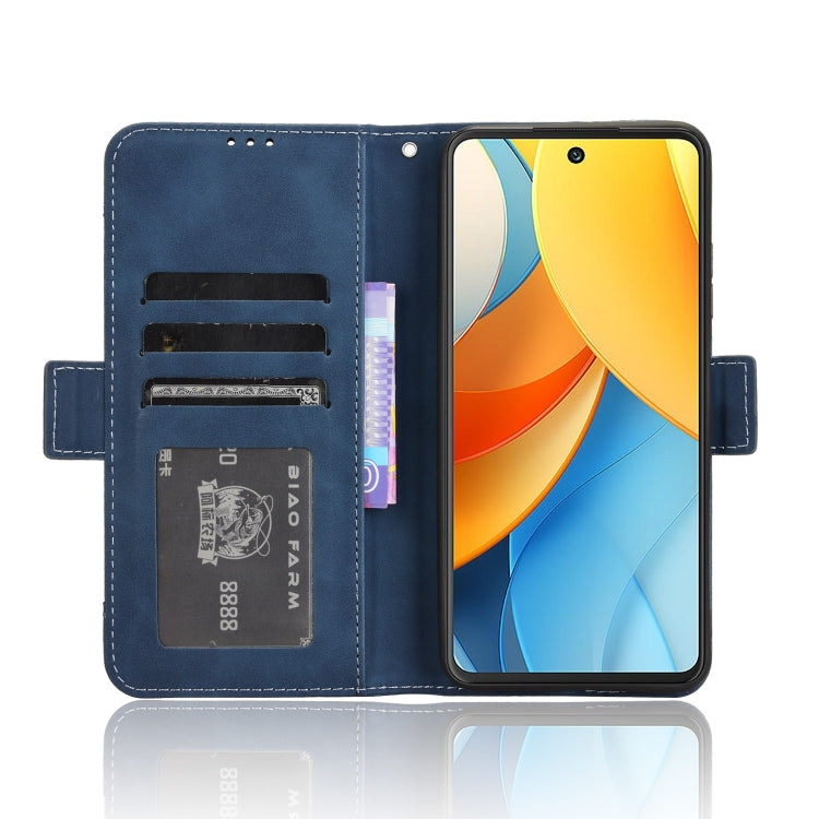 For ZTE Axon 60 Lite / Blade V60 Vita Skin Feel Calf Texture Card Slots Leather Phone Case