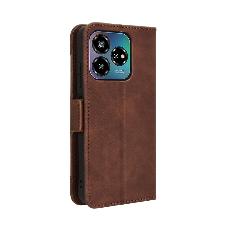 For ZTE Axon 60 Lite / Blade V60 Vita Skin Feel Calf Texture Card Slots Leather Phone Case