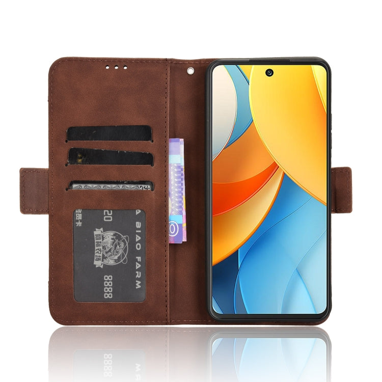 For ZTE Axon 60 Lite / Blade V60 Vita Skin Feel Calf Texture Card Slots Leather Phone Case