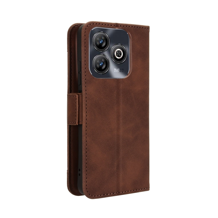 For ZTE Blade A75 4G Skin Feel Calf Texture Card Slots Leather Phone Case