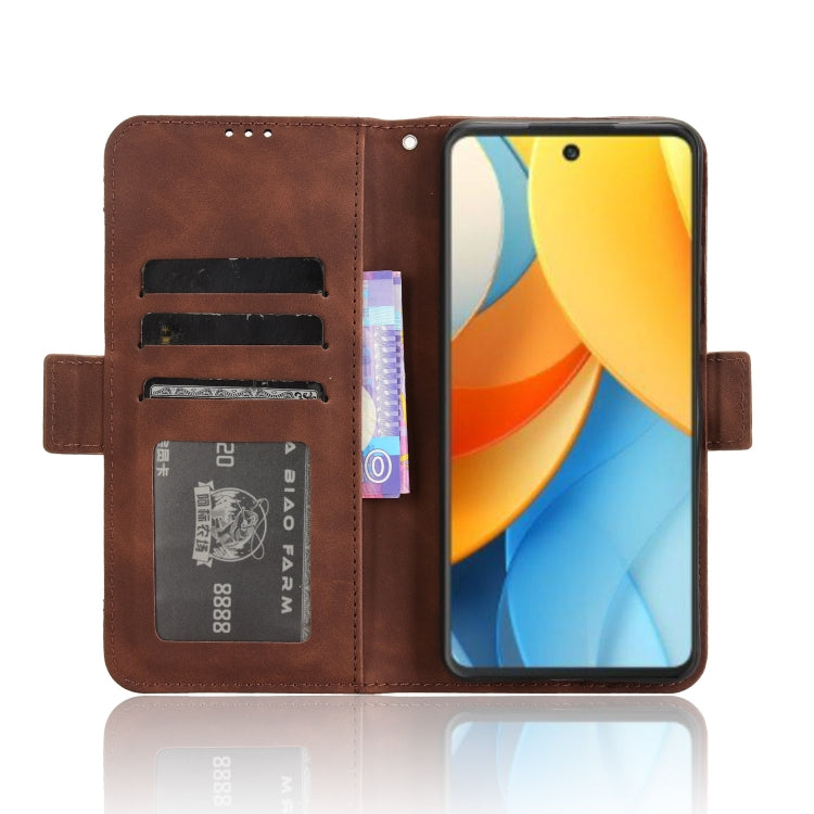 For ZTE Blade V60 Design Skin Feel Calf Texture Card Slots Leather Phone Case