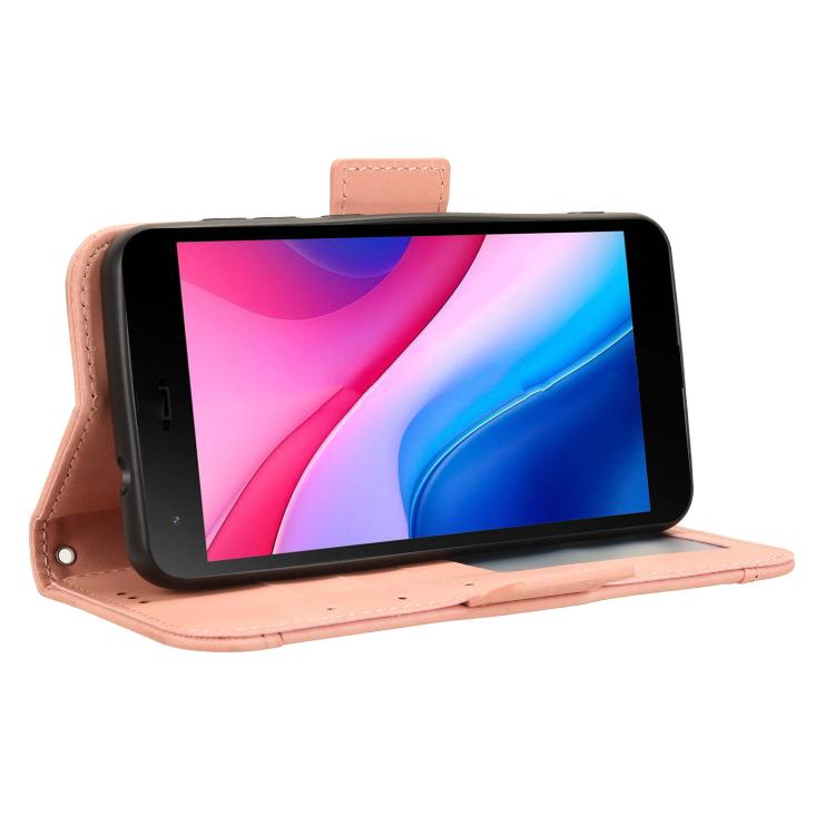 For ZTE Blade A35 Lite Skin Feel Calf Texture Card Slots Leather Phone Case