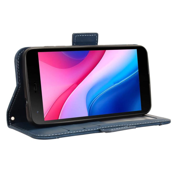 For ZTE Blade A35 Lite Skin Feel Calf Texture Card Slots Leather Phone Case
