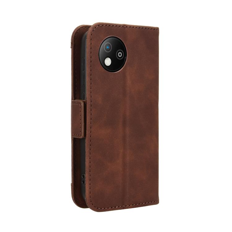 For ZTE Blade A35 Lite Skin Feel Calf Texture Card Slots Leather Phone Case