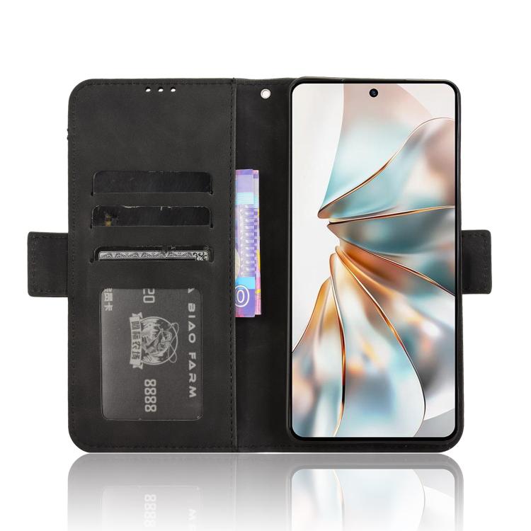 For ZTE nubia Z60S Pro Skin Feel Calf Texture Card Slots Leather Phone Case
