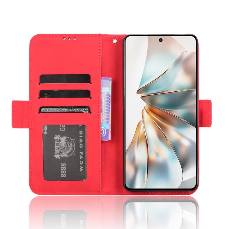 For ZTE nubia Z60S Pro Skin Feel Calf Texture Card Slots Leather Phone Case