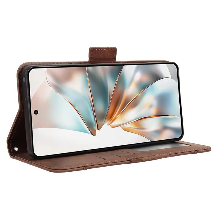 For ZTE nubia Z60S Pro Skin Feel Calf Texture Card Slots Leather Phone Case