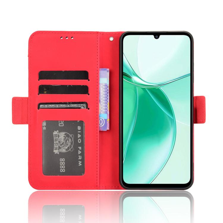 For ZTE Blade A35 Skin Feel Calf Texture Card Slots Leather Phone Case